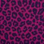 Preview: Baumwolle Leoni Animalprint  Pink/Blau by Swafing